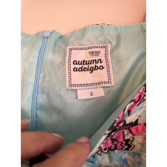 Autumn Adeigbo blue babydoll dress Sauda Dress size 2 / XS - Picture 13 of 15